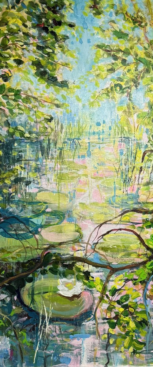 Sunlight Through Branches by Ayse McGowan