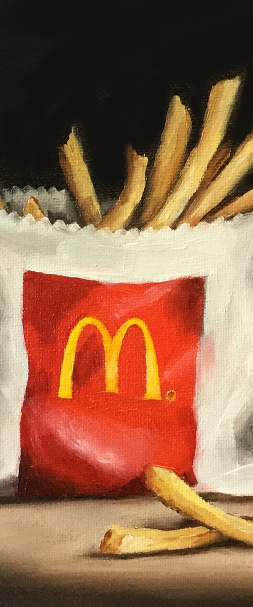 Fries,  still life by Jane Palmer Art