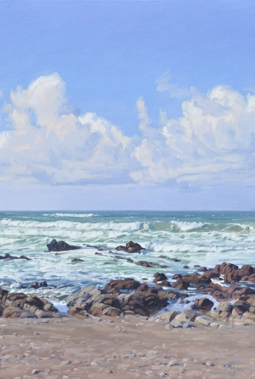 Backwash in Brittany by ANNE BAUDEQUIN