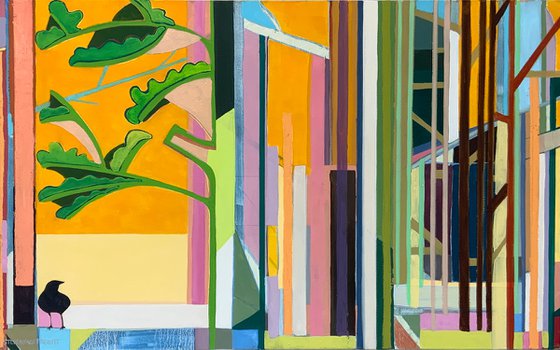 A Crow And An Orange Creamsicle Sky