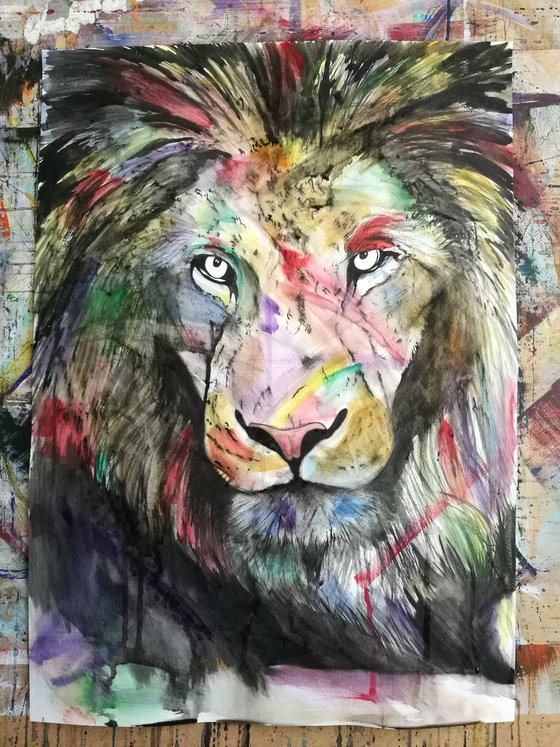 The Colourful King. Free Shipping