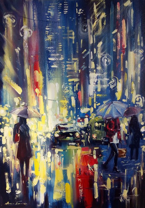 "City rain" by Artem Grunyka