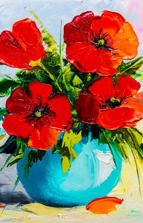 RED POPPIES by Liubov Kuptsova