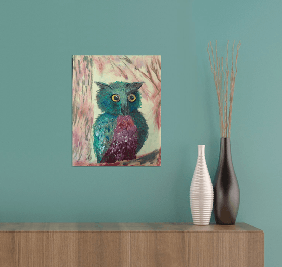 SOLD-Scrappy The Owl