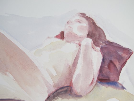 Reclining female nude