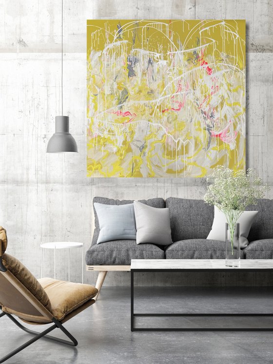 Yellow Abstract - Love Shack