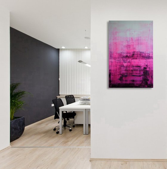 She Likes To Dream In Pink I - 80 x 120 cm - XXL (32 x 48 inches)