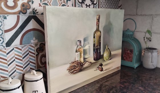 Still life with balsamic vinegar