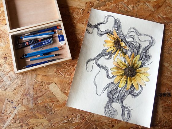 Floral Series: Small Sunflowers