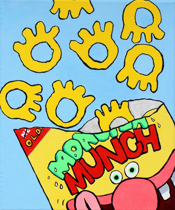 Monster Munch Pop Art Painting On Canvas