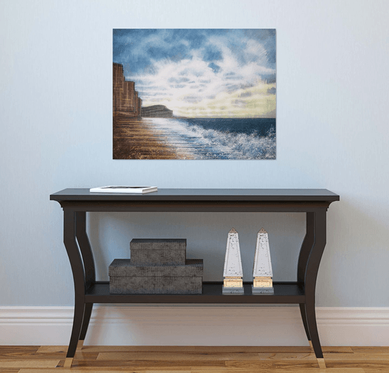 West Bay, Dorset In Winter