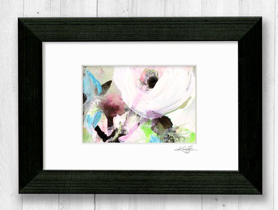 Lovely Little Gems 25 - Floral painting by Kathy Morton Stanion