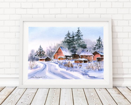 Winter in the country