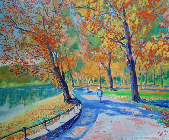 Autumn. Pond