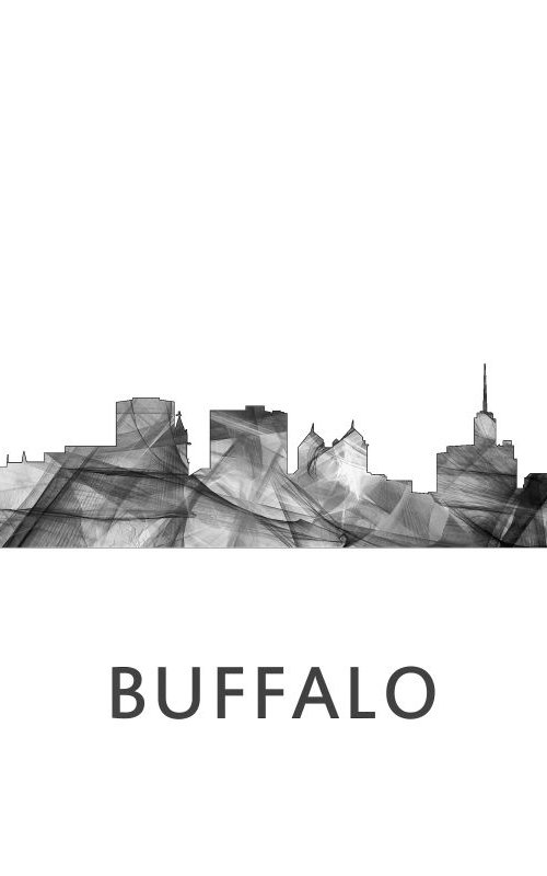 Buffalo Skyline WB WB by Marlene Watson
