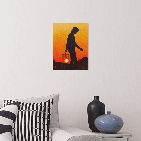 Bird catcher, 30*40