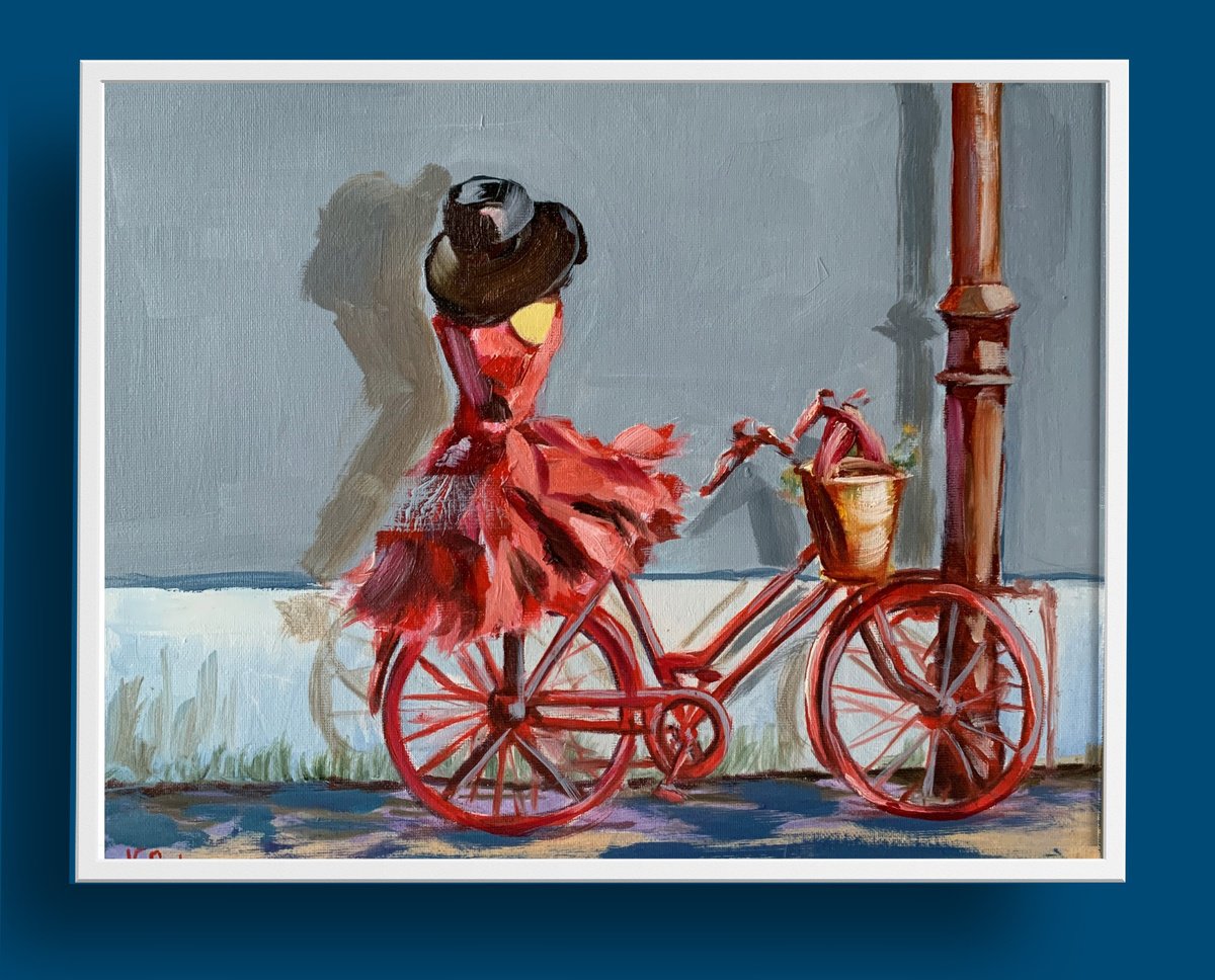 Red bike. by Vita Schagen