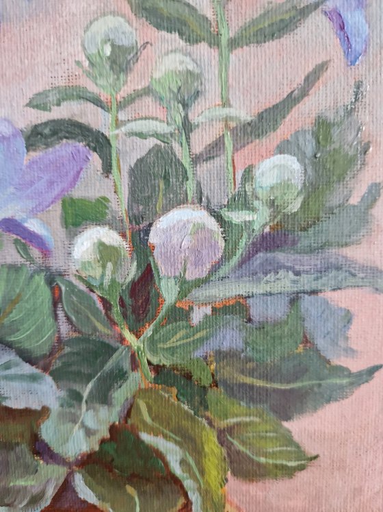 Still life with flowers "Blue bells"