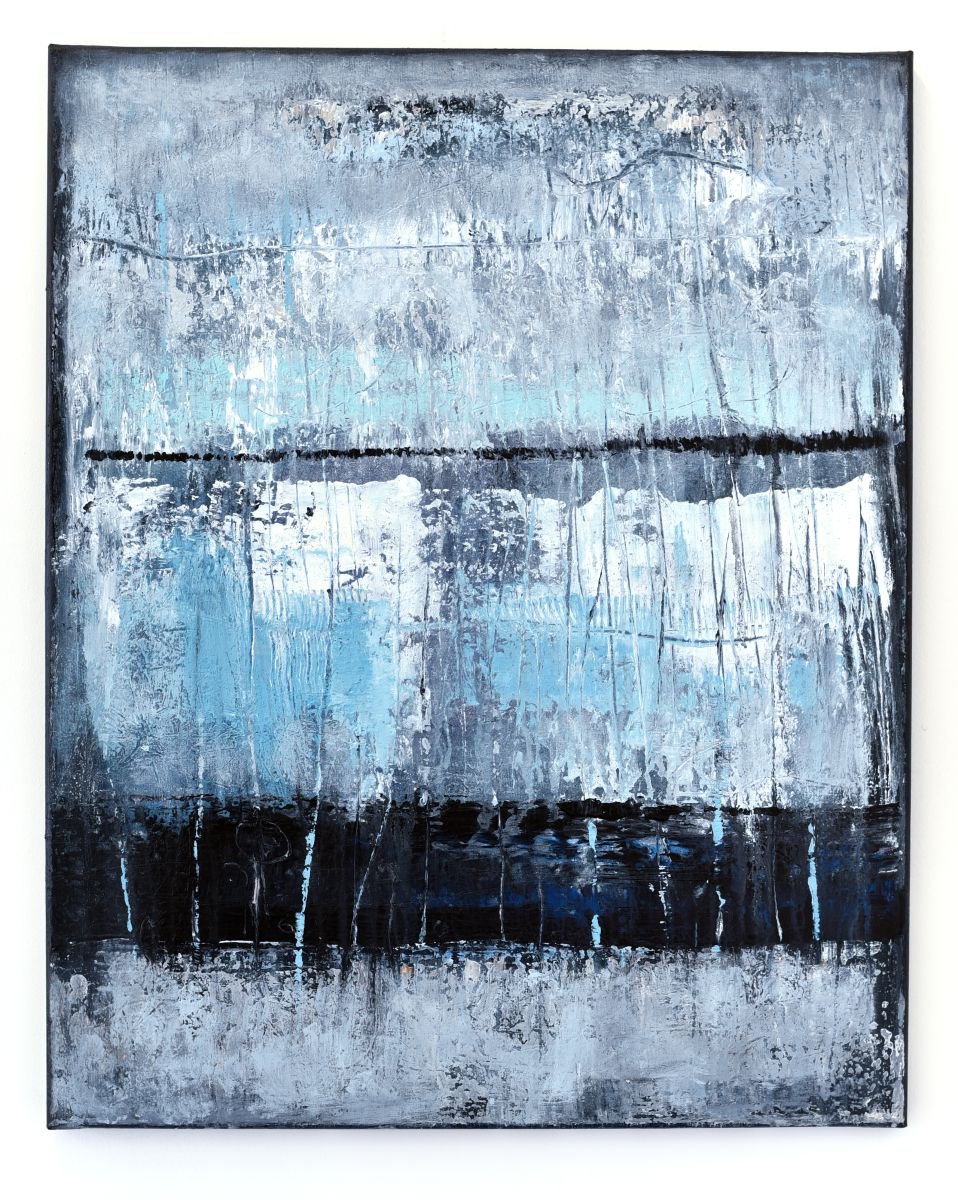 Abstract Acrylic Painting By Radek Smach, 24 X 30", Rp955, Original Artwork