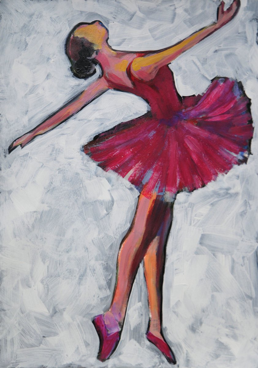 Ballerina #16 AP / 42 x 29.7 cm by Alexandra Djokic