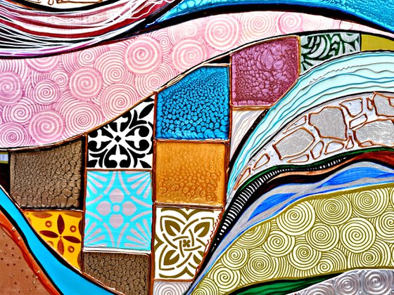 Abstract Walk in Barcelona