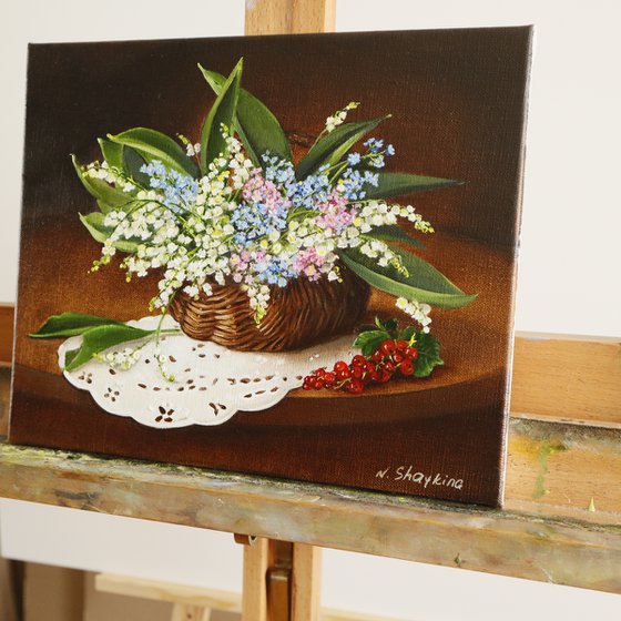 Lilies of the Valley Basket