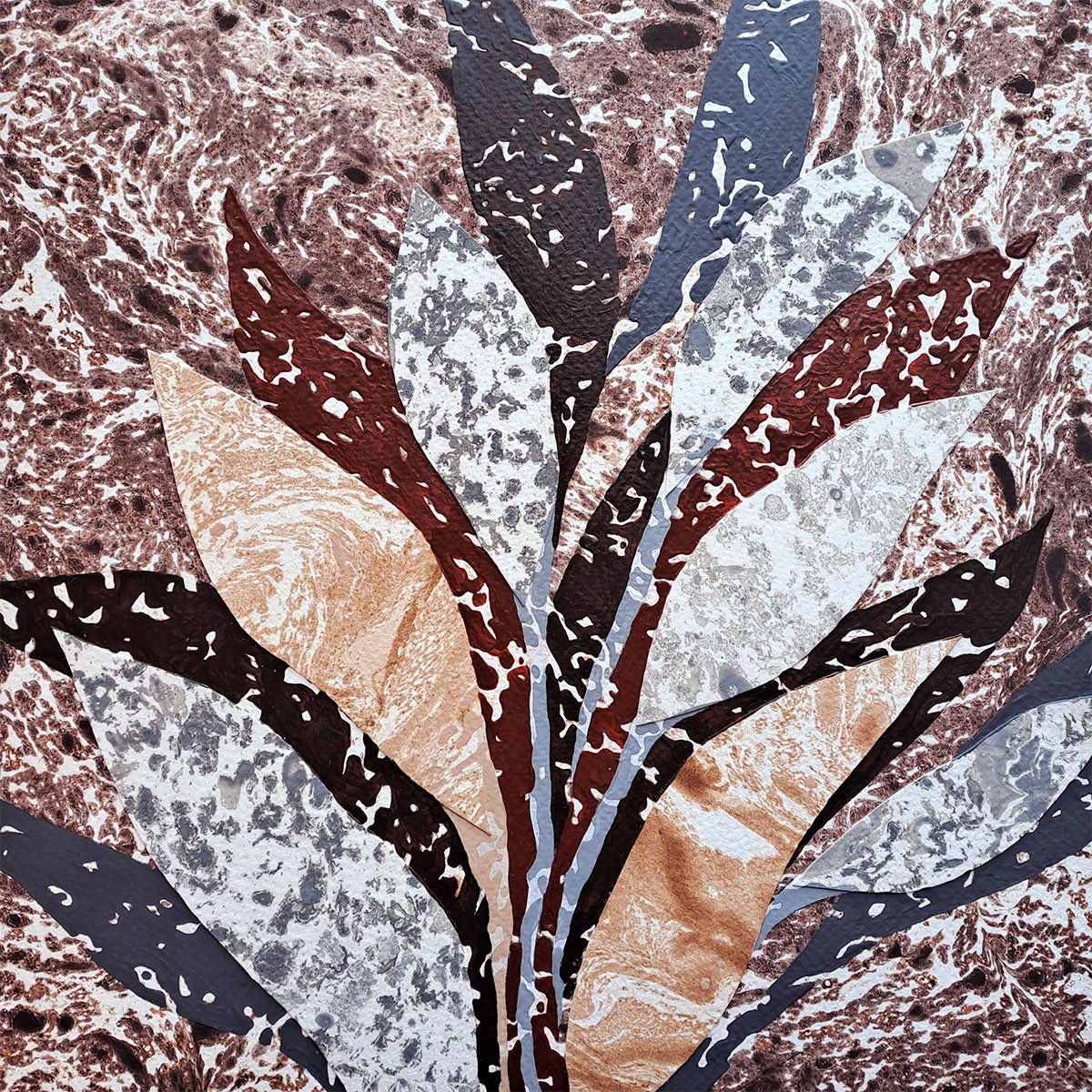 Foggy Leaves By Mariia Raskin, 10 X 10, Artwork For Sale On Artfinder