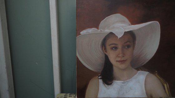 A Girl with a hat