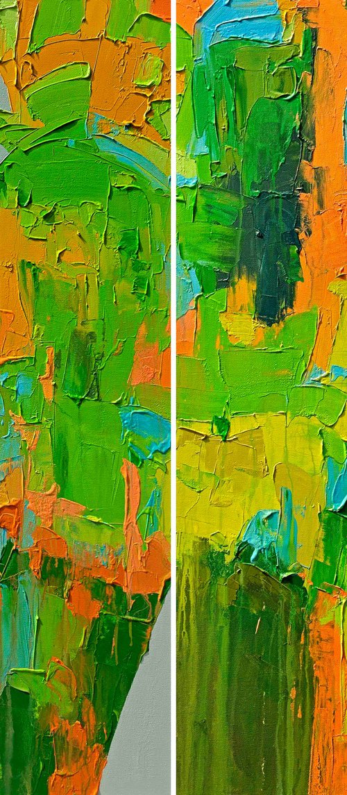 Daylight Whispers (Diptych) by Abhishek Kumar