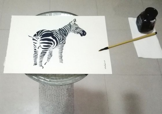 Zebra I Animal Drawing