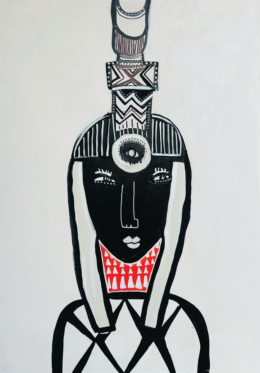 Painting , Amani By Georgia Sawers, 17 X 24, Artwork For Sale On Artfinder