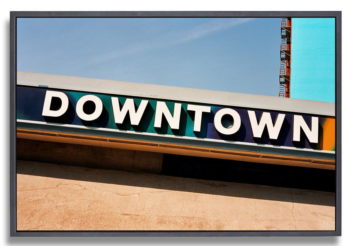 DOWNTOWN (framed photograph) by LEV GORN