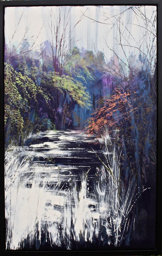 Ironbridge Gorge II (Large Landscape Painting)