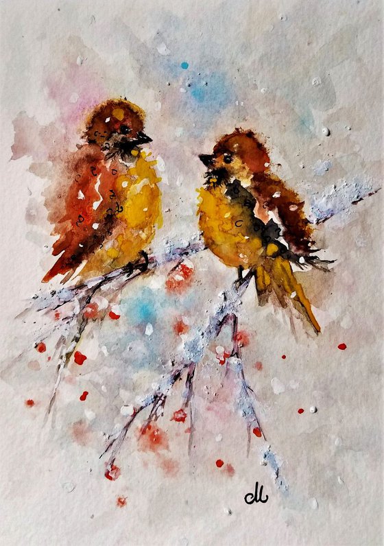 Let it snow, let it snow.. #23/gift idea/free shipping in USA for any of my artworks