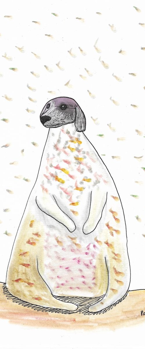 Fat dog by Pavel Kuragin