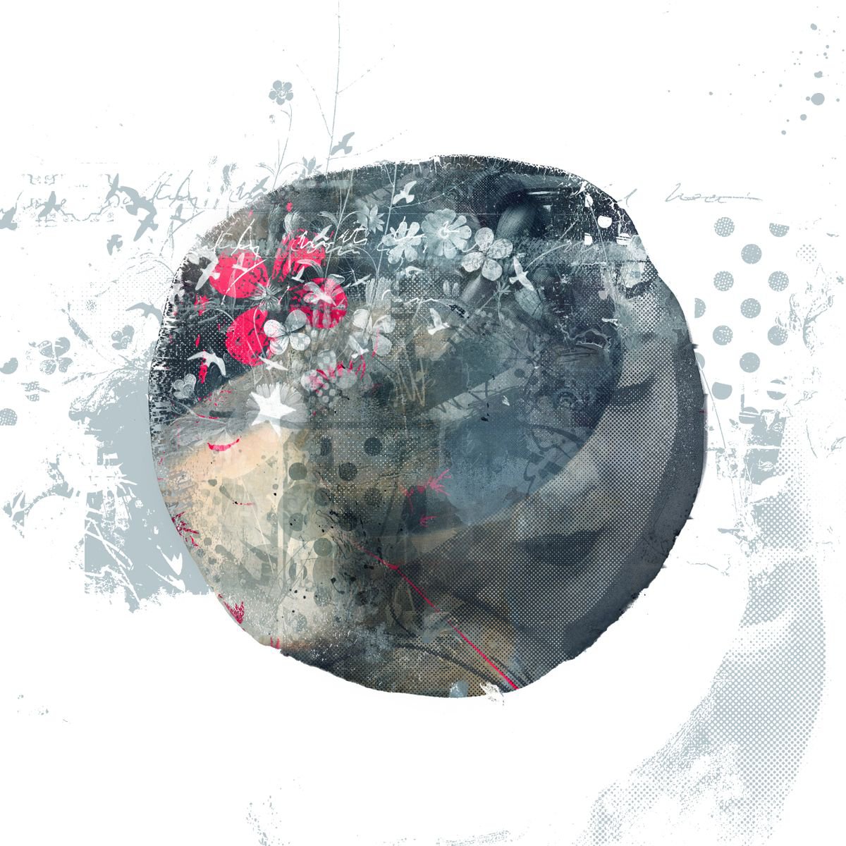 Portrait Painting By Teis Albers, 39 X 39", China Delight Study, Original Artwork