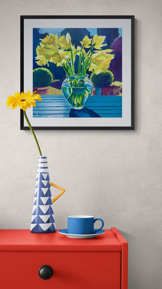 Sunlight And Daffodils