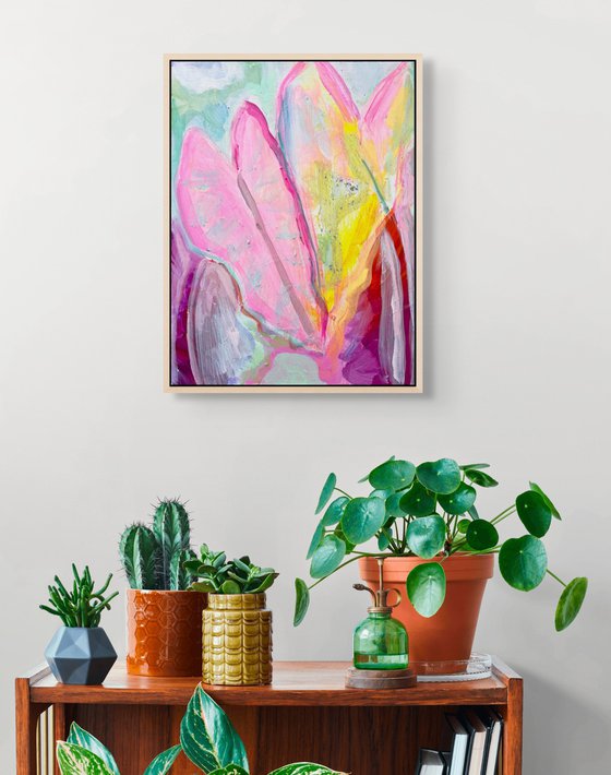 'Two Alocasia Leaves'