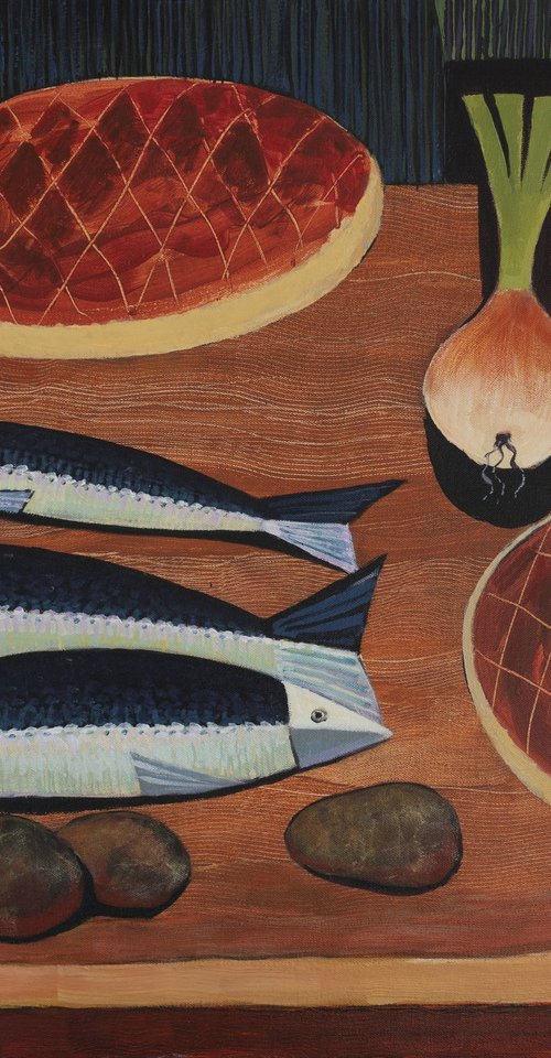 Bread and Fish by Vadim Vaskovsky