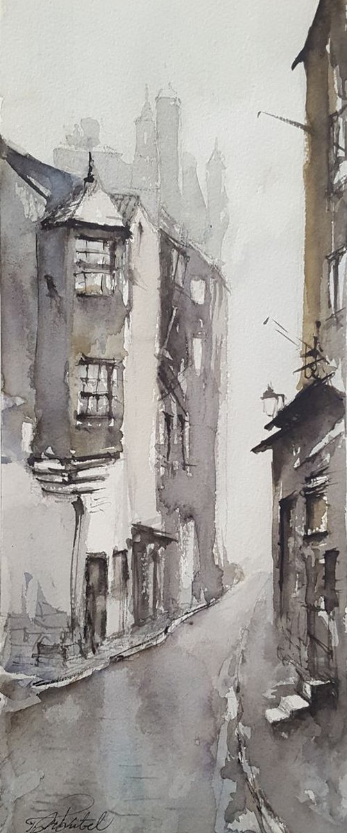 The Cowgate (Edinburgh) by Tomasz Mikutel