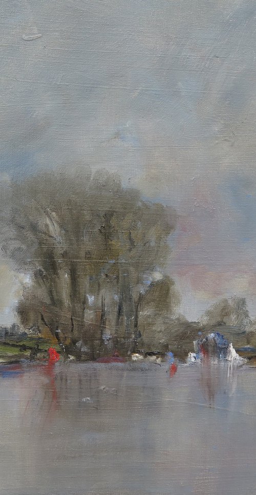 The Ouse near York by Malcolm Ludvigsen