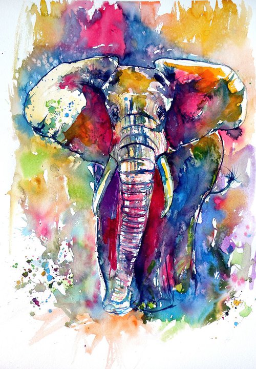 Majestic elephant by Kovács Anna Brigitta