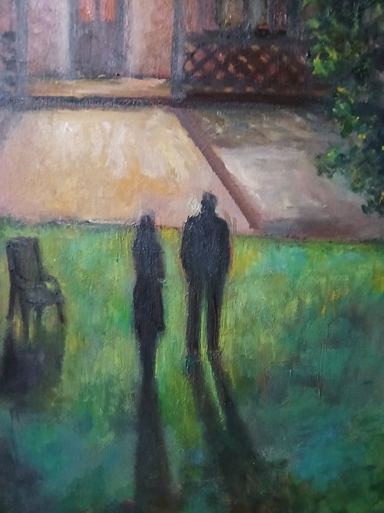 At the countryside house