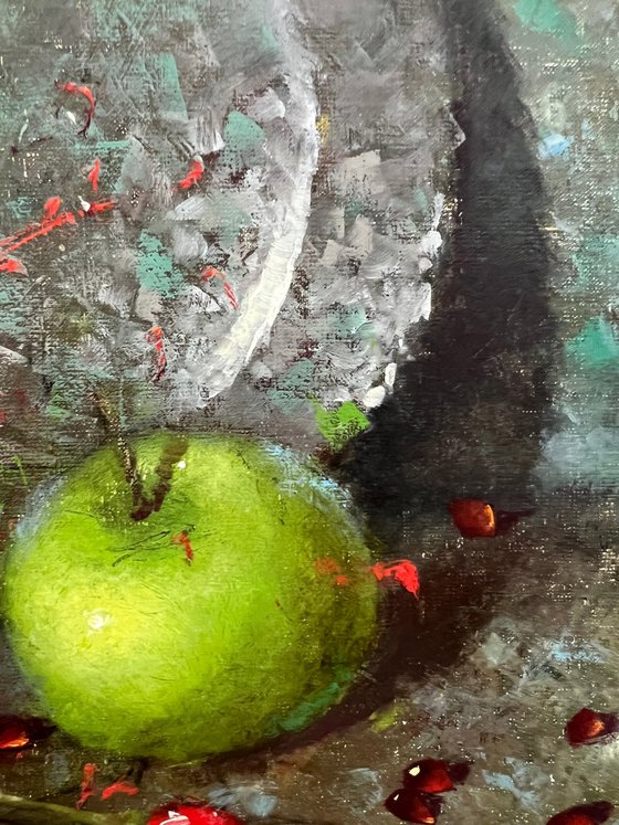 Apple Chili Pomegranate Fruit