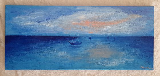 Summer Dream, 70x30, ready to hang