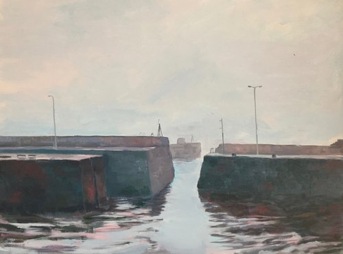 'St Monans Harbour, Fife' by Stephen Howard Harrison