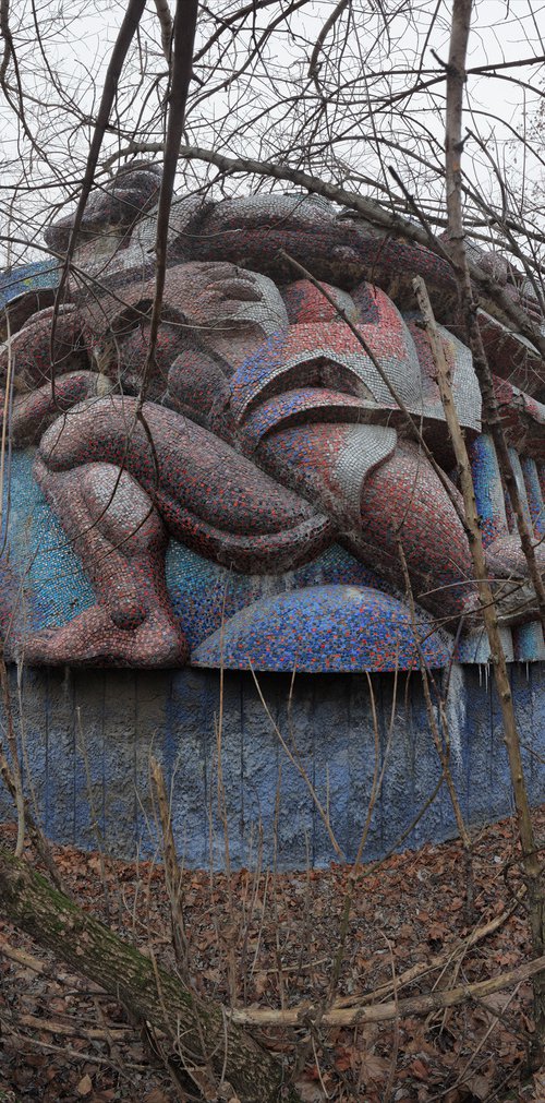#28. Pripyat wall mosaic 1 - XL size by Stanislav Vederskyi