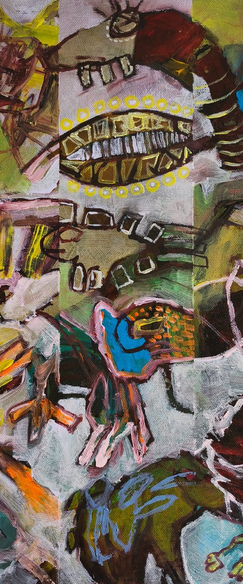 Expressive fragments 4 by Francisco Santos