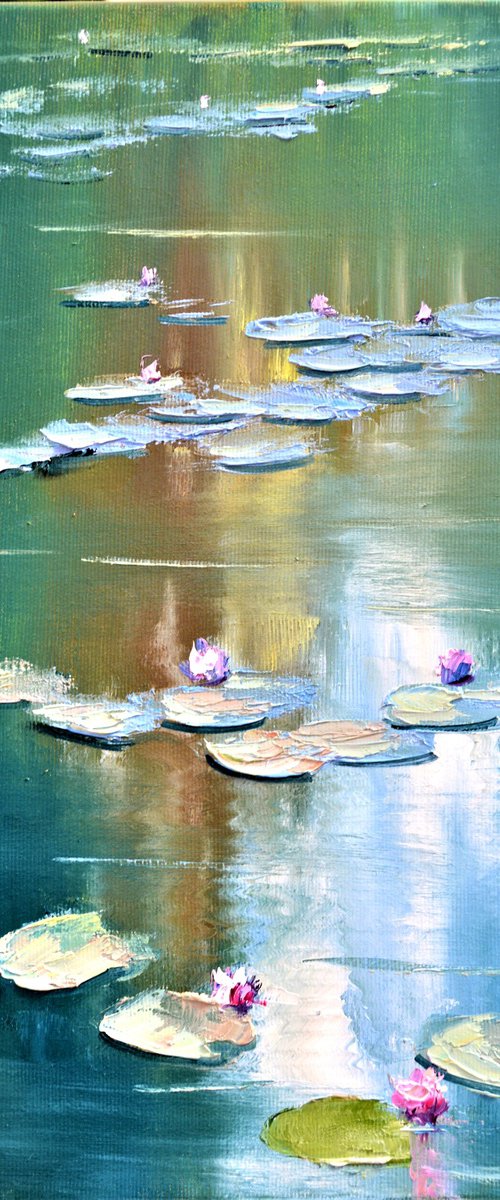 Lily pond by Elena Lukina