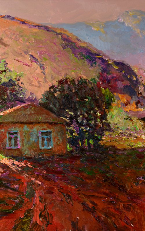 Abandoned Farmhouse, Evening by Suren Nersisyan